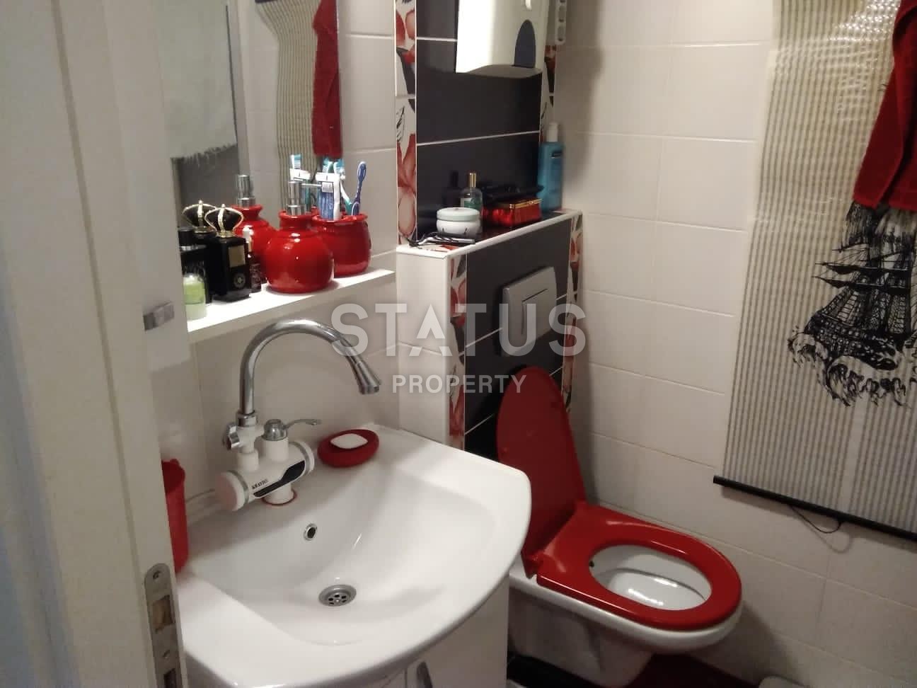 Уютная двухкомнатная квартира в Махмутларе, 65 м2 фото 7