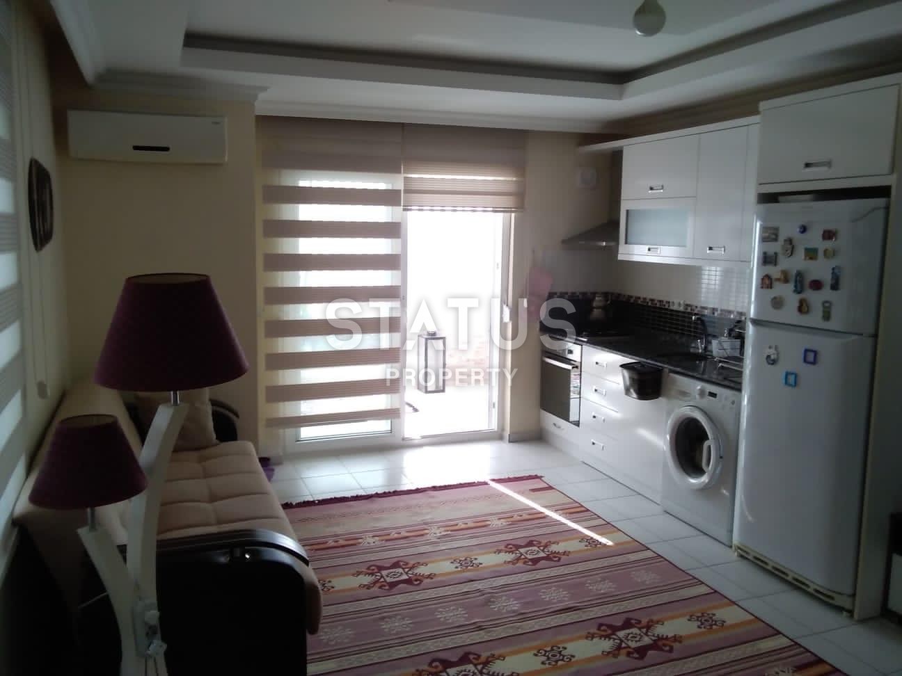 Уютная двухкомнатная квартира в Махмутларе, 65 м2 фото 13