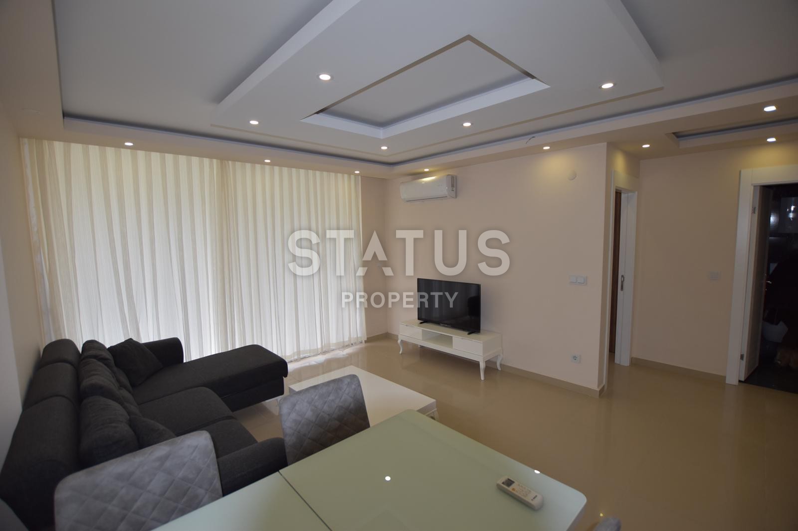 Двухкомнатная квартира в новом комплексе и новой мебелью, 65 м2 фото 1