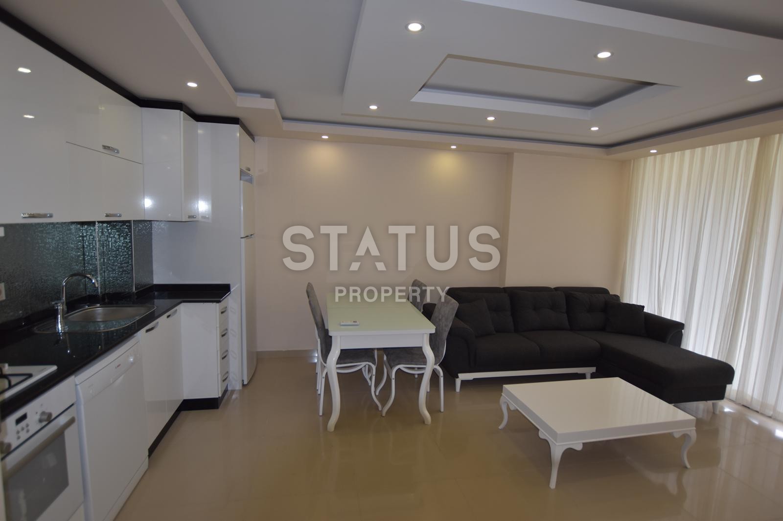 Двухкомнатная квартира в новом комплексе и новой мебелью, 65 м2 фото 8