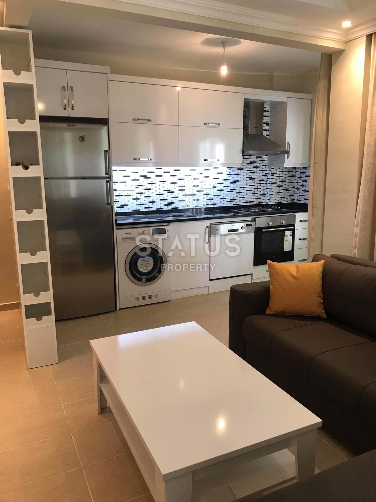 Двухкомнатная квартира с мебелью в центре города, 60 м2 фото 11