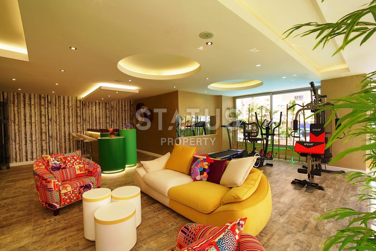 Апартаменты 1+1 в элитном комплексе, 58 кв.м. Махмутлар, Алания. фото 13