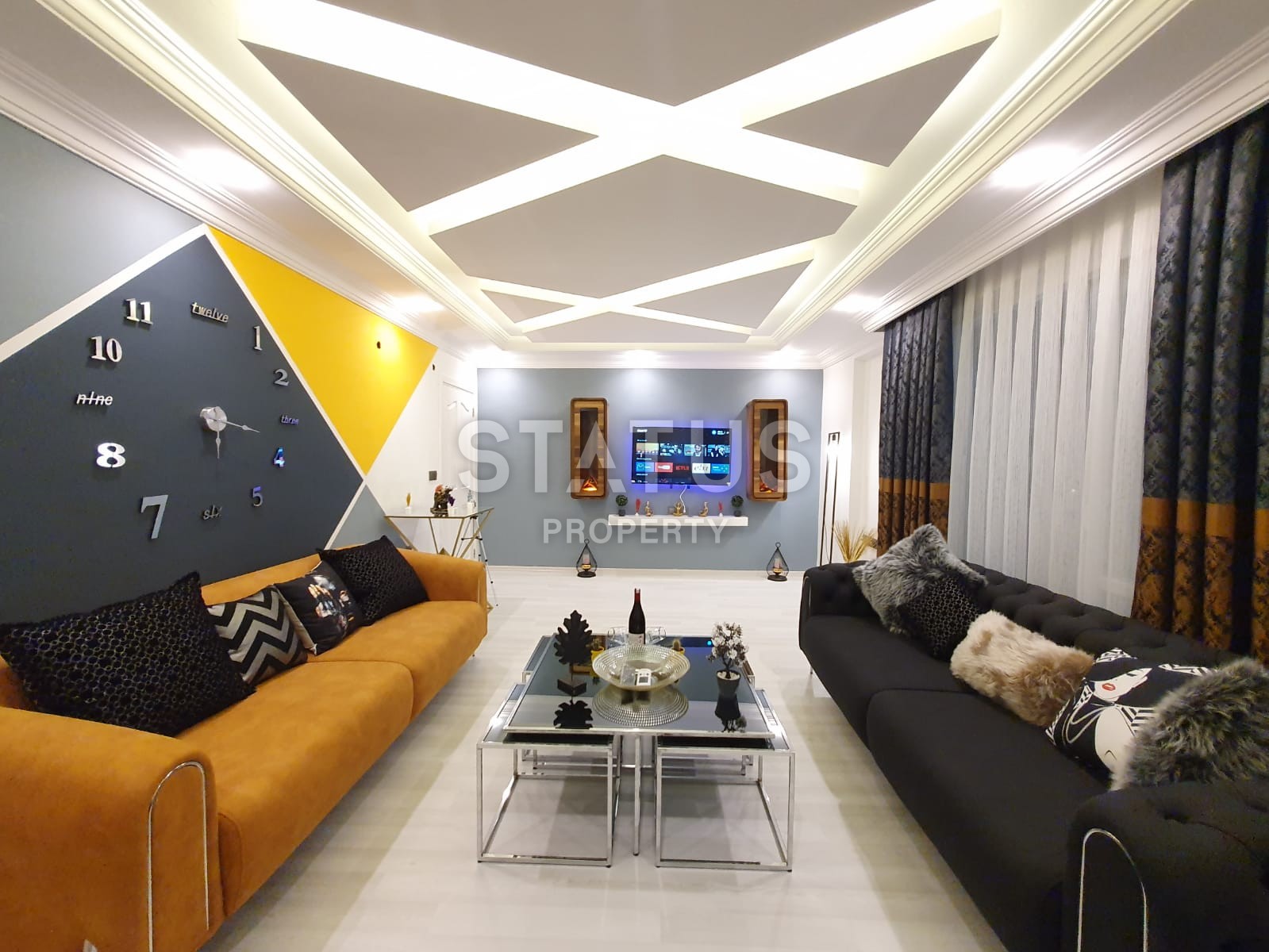 Апартаменты 2+1 с видом на море 130 кв.м. Махмутлар, Алания. фото 12