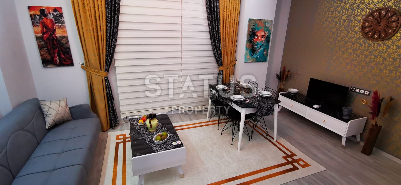 Меблированные апартаменты 1+1 в комплексе с инфраструктурой 47 м2. Махмутлар, Алания. фото 22