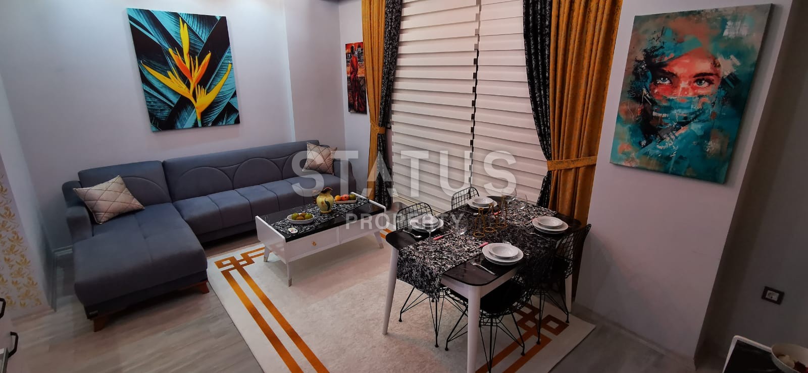 Меблированные апартаменты 1+1 в комплексе с инфраструктурой 47 м2. Махмутлар, Алания. фото 25