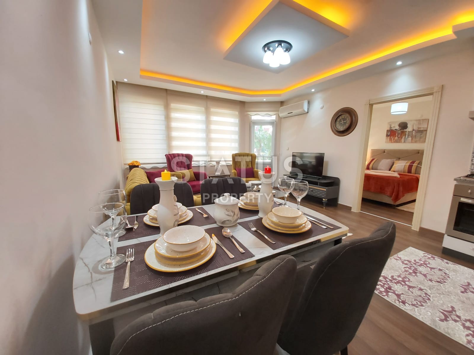 Двухкомнатная квартира в Махмутларе, 65 м2 фото 10