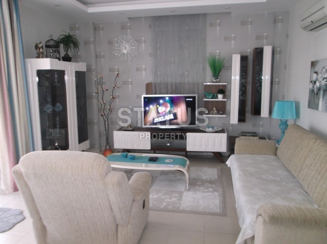 Апартаменты 3+1 в центре Алании с мебелью и техникой в комплексе с бассейном в 600 метрах от пляжа Клеопатры фото 3