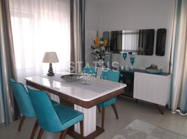 Апартаменты 3+1 в центре Алании с мебелью и техникой в комплексе с бассейном в 600 метрах от пляжа Клеопатры фото 5