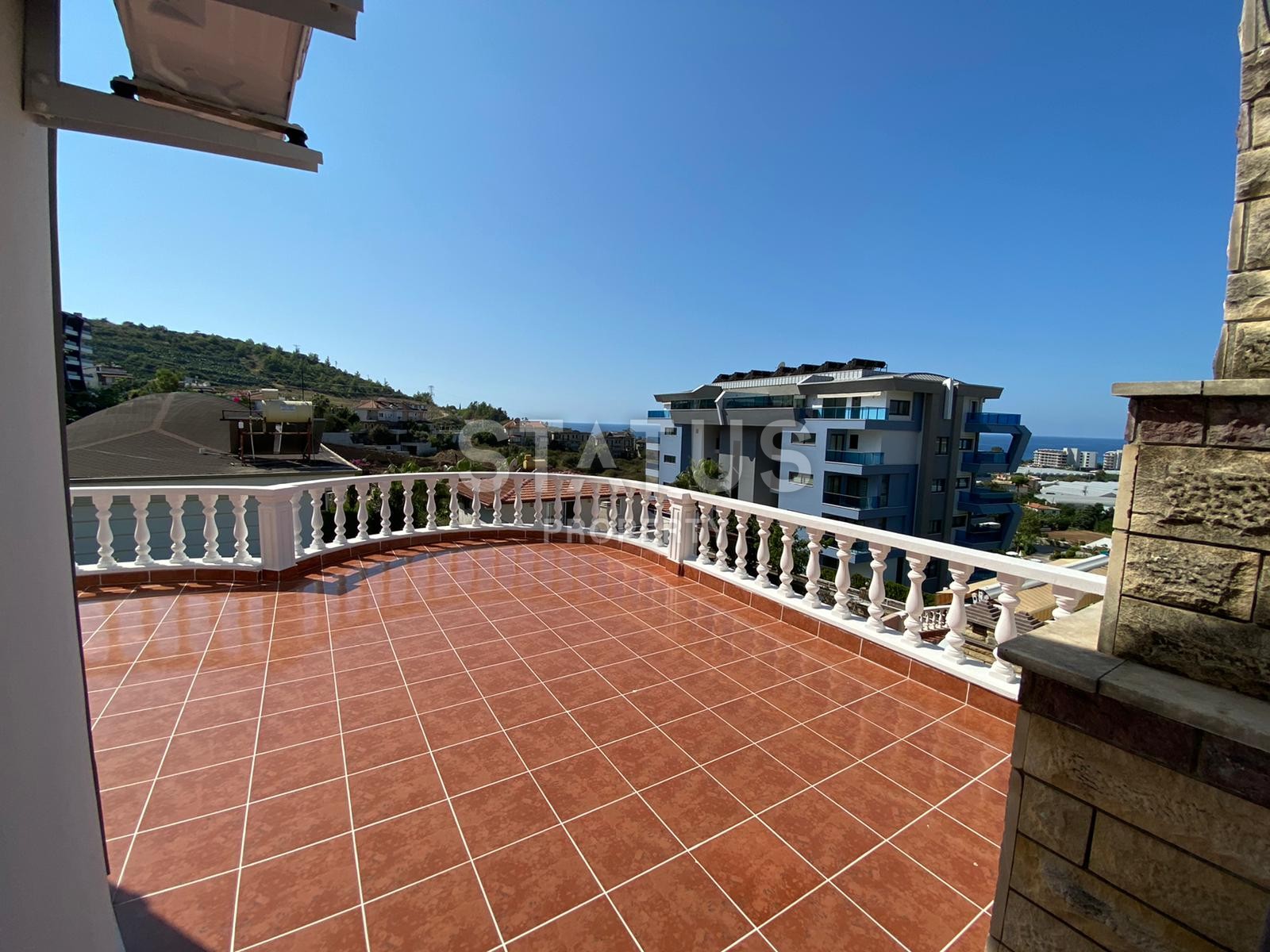 Уютная вилла 3+1 с видом на море, 240 м2. Каргыджак, Алания. фото 19