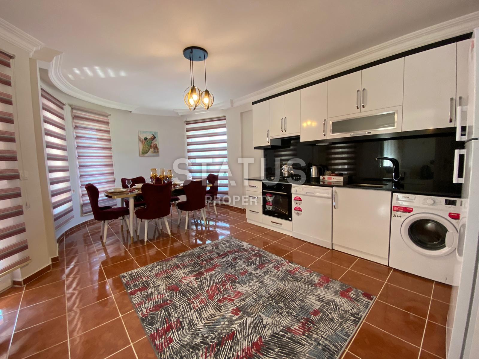 Уютная вилла 3+1 с видом на море, 240 м2. Каргыджак, Алания. фото 20