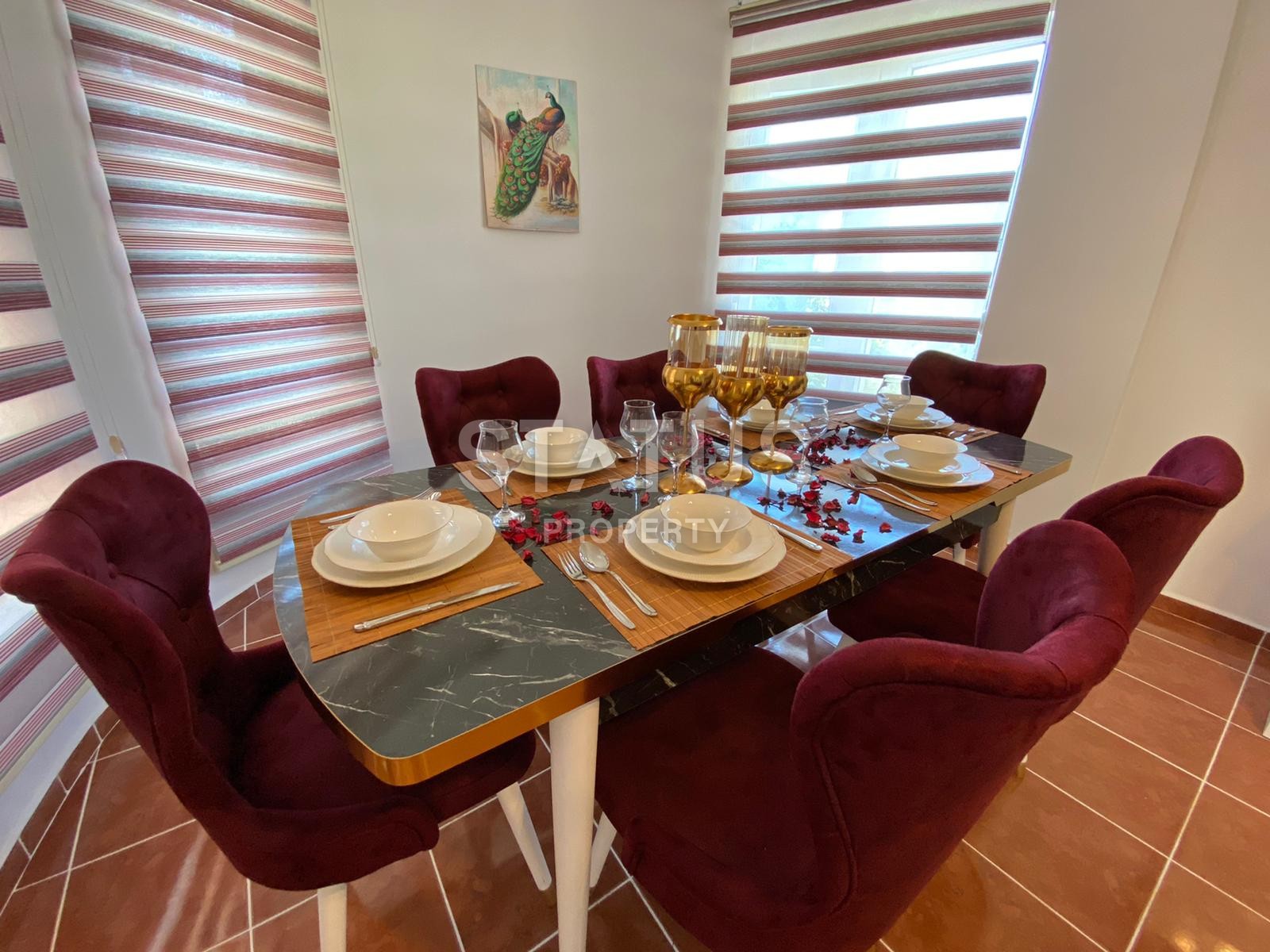 Уютная вилла 3+1 с видом на море, 240 м2. Каргыджак, Алания. фото 35