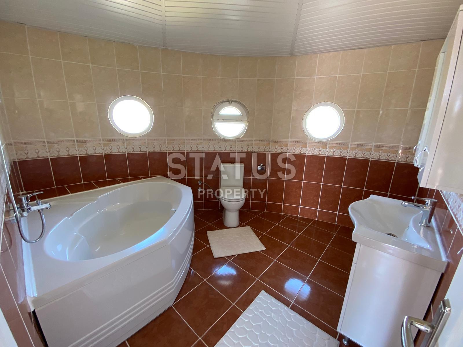 Уютная вилла 3+1 с видом на море, 240 м2. Каргыджак, Алания. фото 42