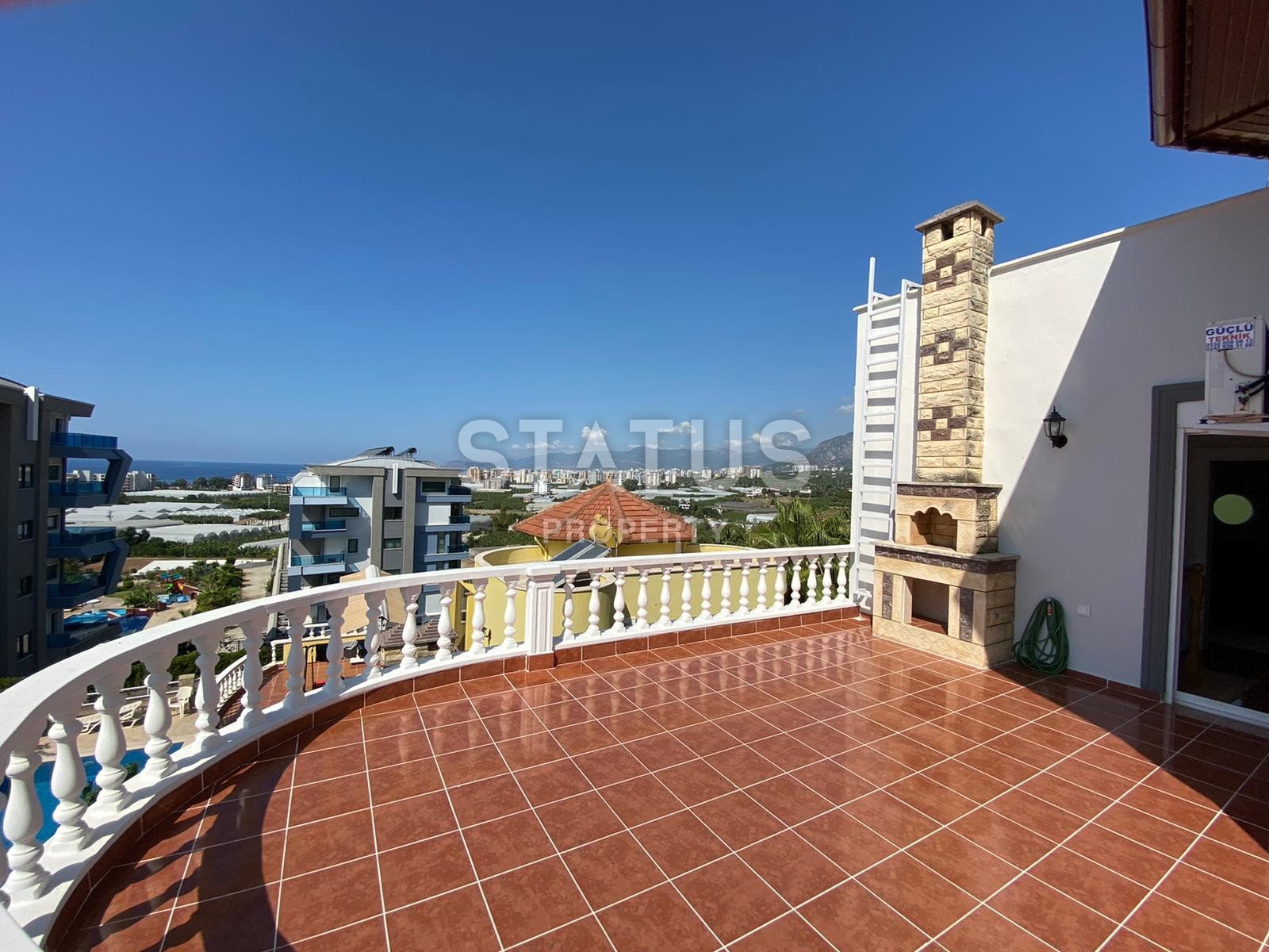 Уютная вилла 3+1 с видом на море, 240 м2. Каргыджак, Алания. фото 49