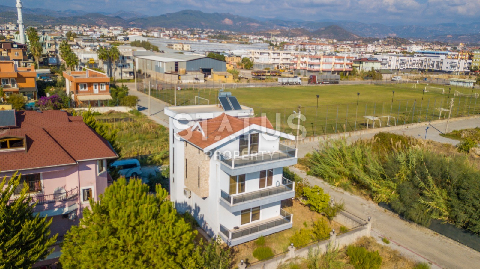 Трехэтажная вилла в районе Конаклы 3+1, 310 м2 фото 26