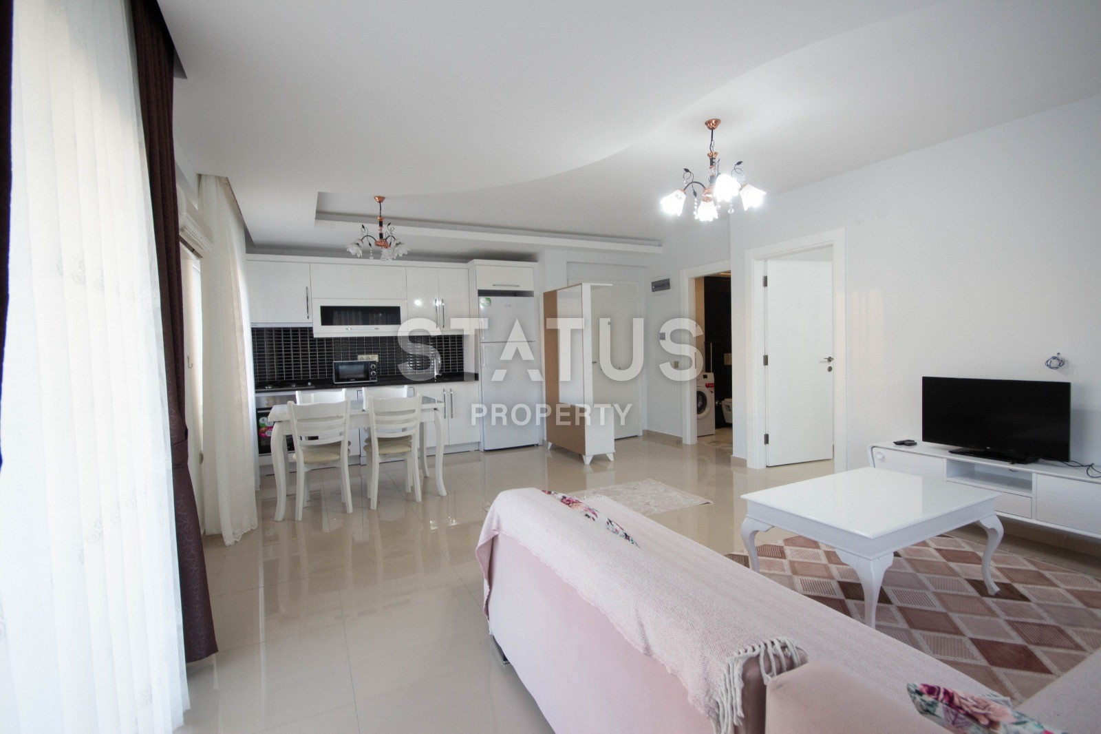 Квартира 1+1 с шикарным видом на горы, 70 м2 фото 12