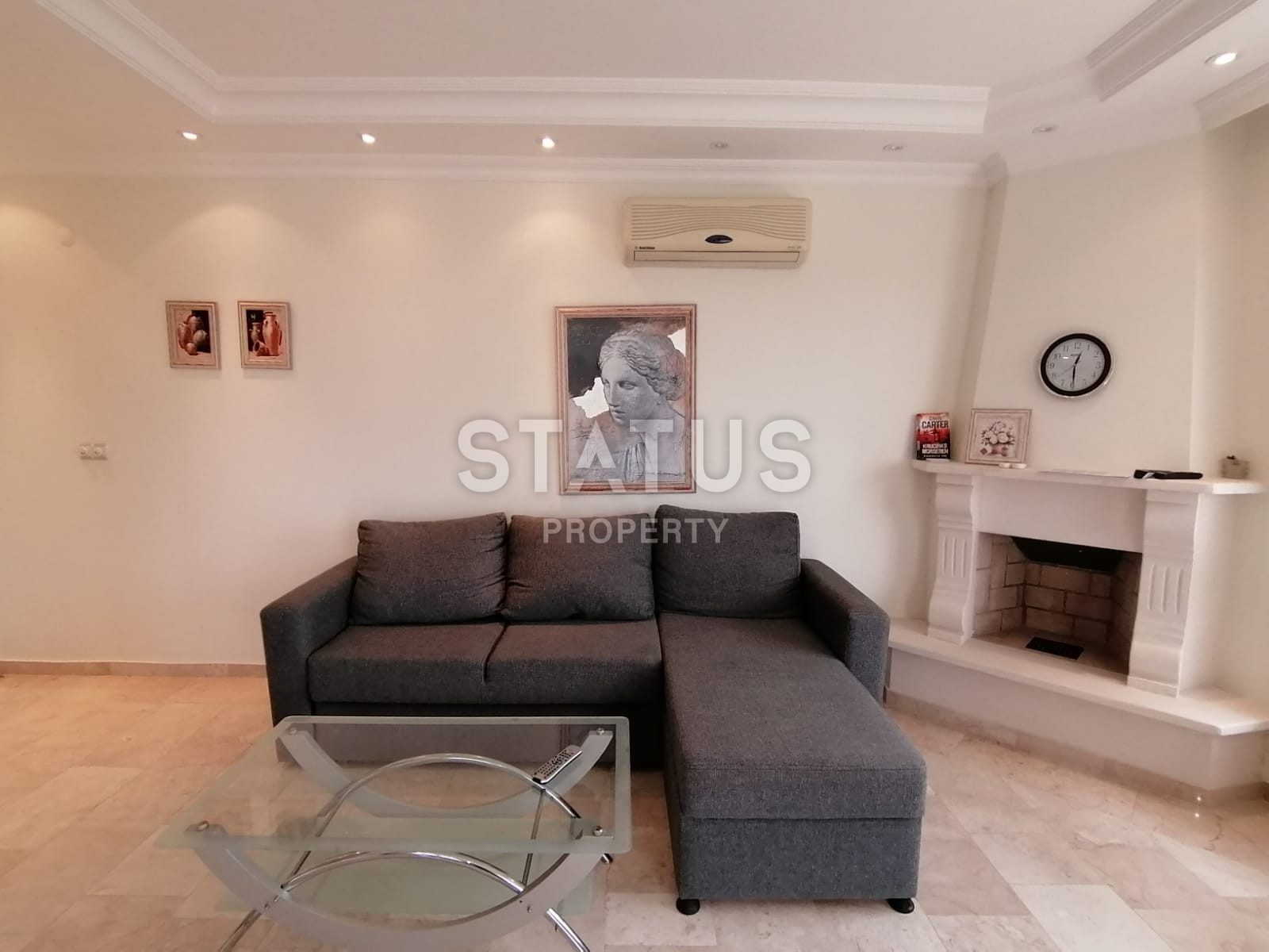 Апартаменты 2+1 с панорамным видом на море и природу, 120 м2. Кестель, Алания. фото 12