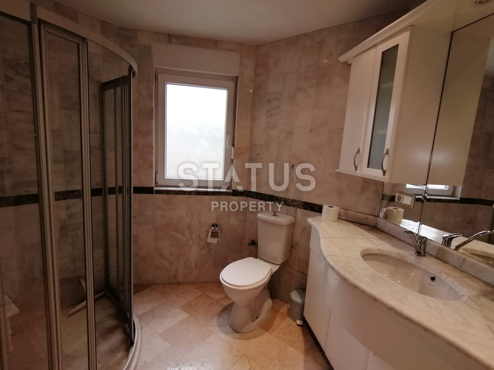 Апартаменты 2+1 с панорамным видом на море и природу, 120 м2. Кестель, Алания. фото 13