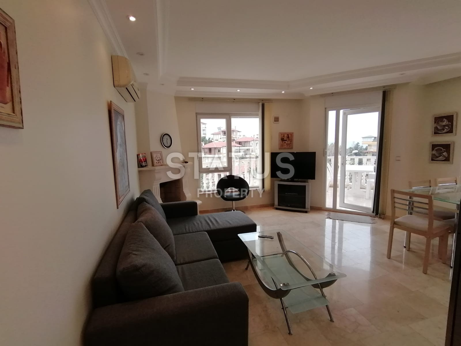 Апартаменты 2+1 с панорамным видом на море и природу, 120 м2. Кестель, Алания. фото 24