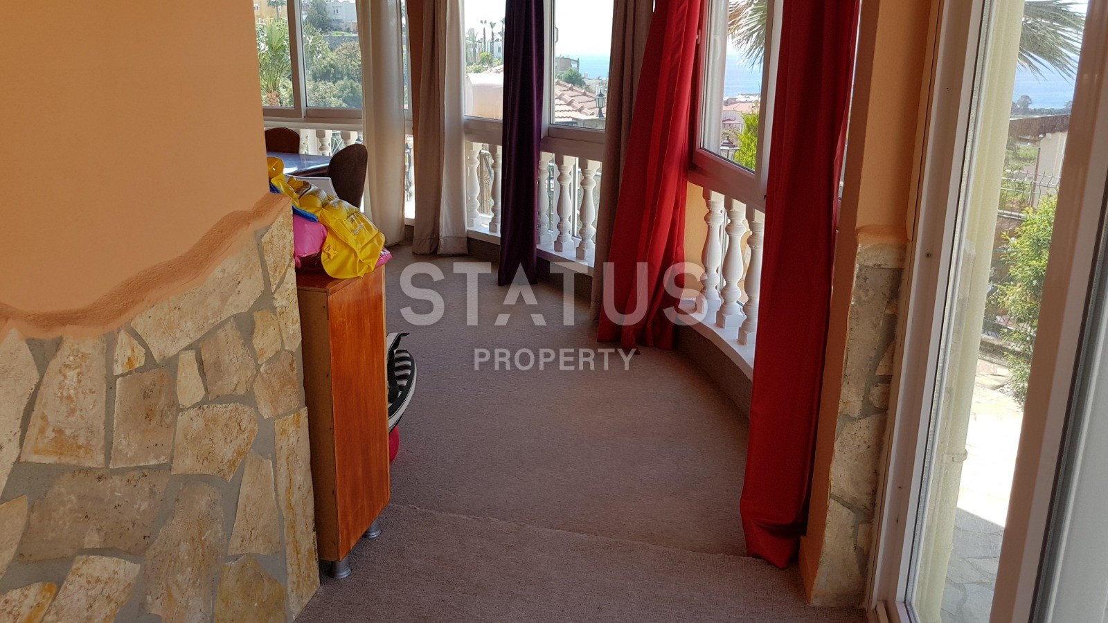 Вилла 3+1 с видом на море в экологическом районе, 450м2. Каргыджак, Алания. фото 6