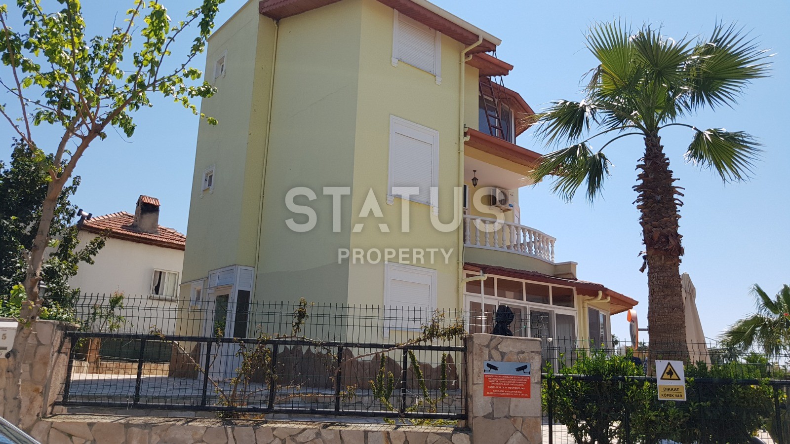 Вилла 3+1 с видом на море в экологическом районе, 450м2. Каргыджак, Алания. фото 14