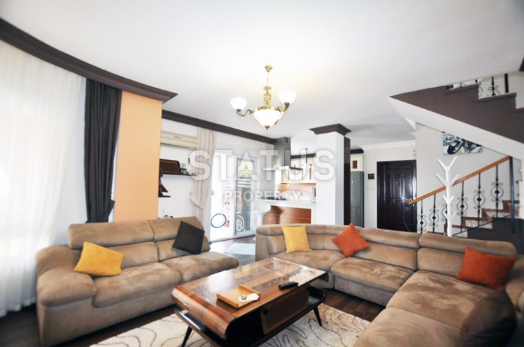 Вилла 3+1 с видом на море в экологическом районе, 450м2. Каргыджак, Алания. фото 17