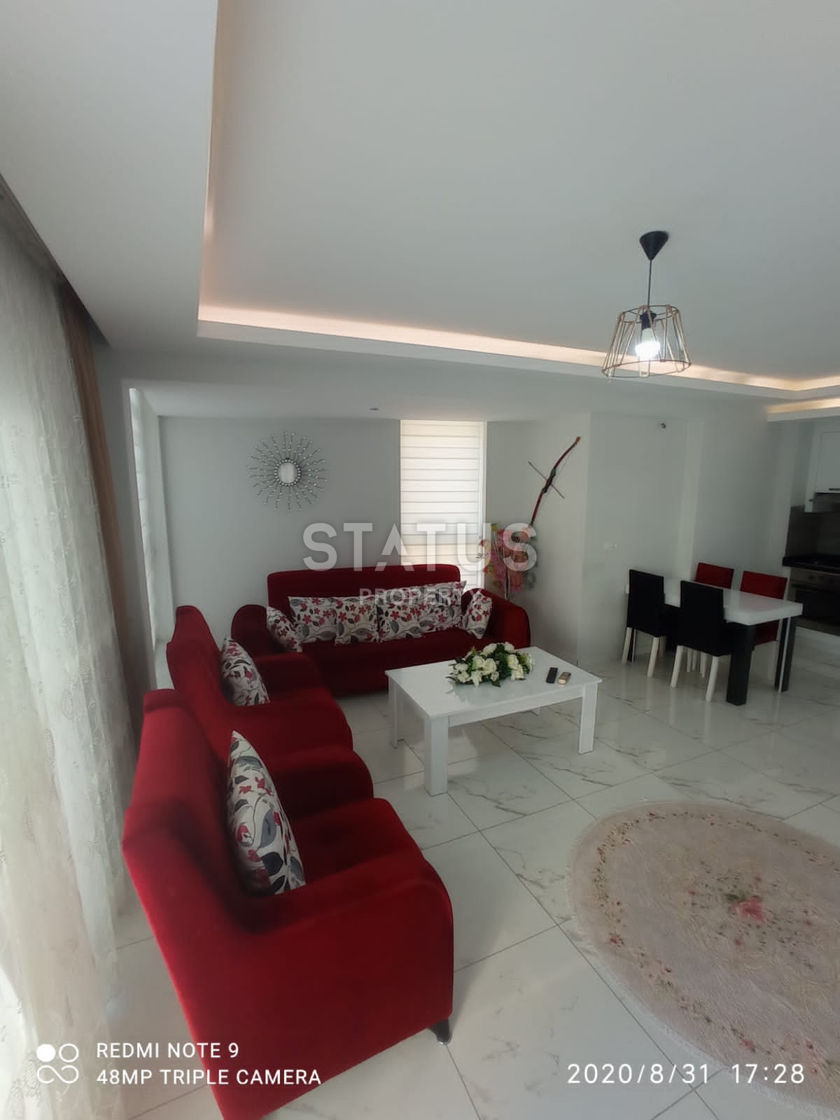 Двухкомнатная квартира большой площади в Махмутларе, 88 м2 фото 13