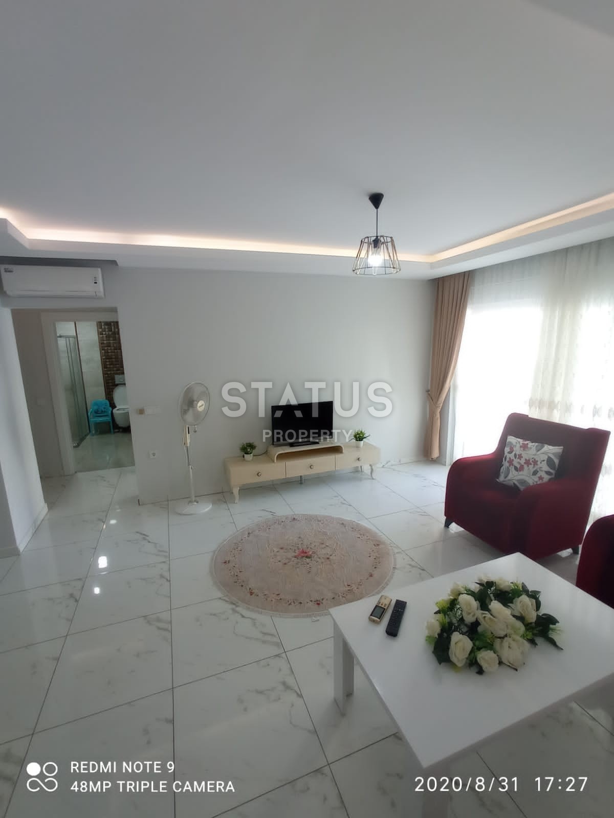 Двухкомнатная квартира большой площади в Махмутларе, 88 м2 фото 15