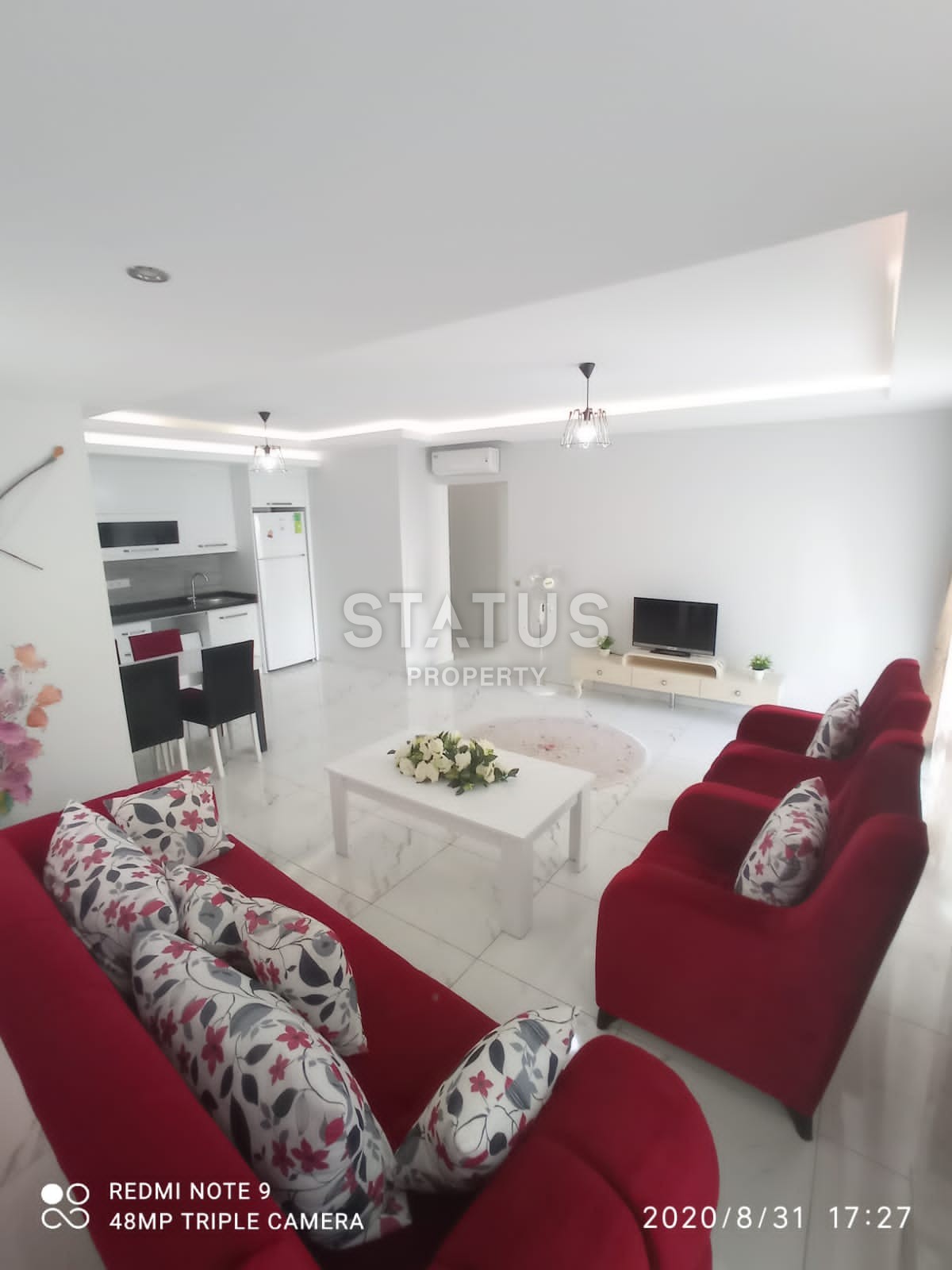 Двухкомнатная квартира большой площади в Махмутларе, 88 м2 фото 16