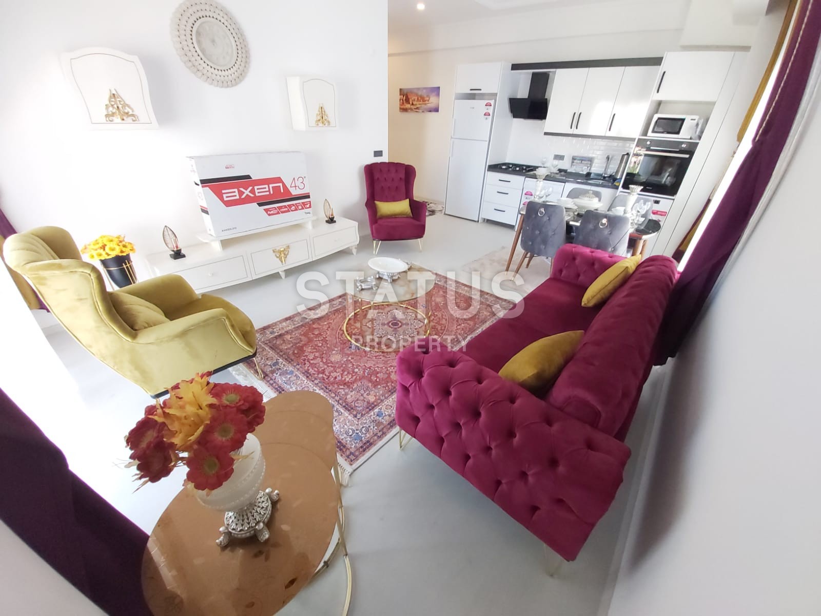 Stylish one-bedroom apartment in Mahmutlar, 65 m2 фото 4