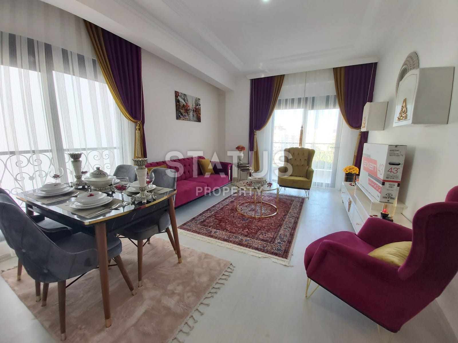 Stylish one-bedroom apartment in Mahmutlar, 65 m2 фото 14