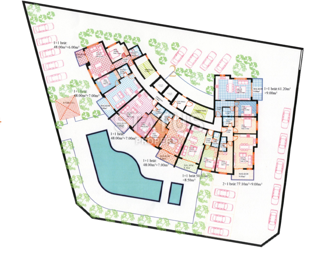 Новый проект на стадии строительства в Махмутларе! фото 4