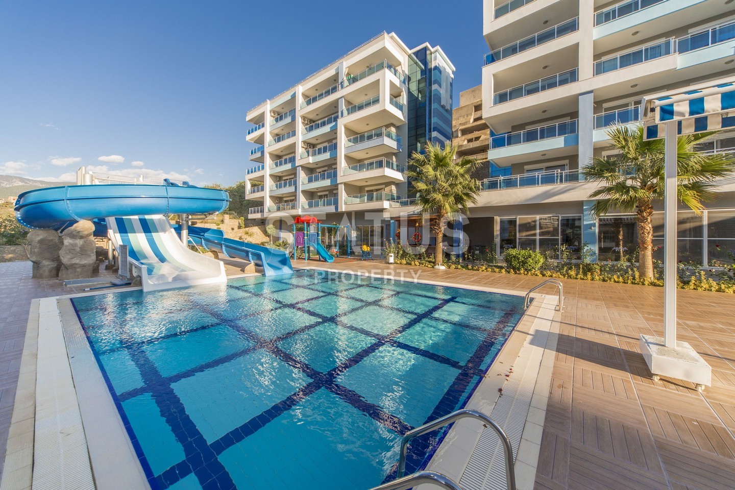 Апартаменты 2+1 в элитном комплексе с видом на море 110 м2. Кестель, Алания. фото 4