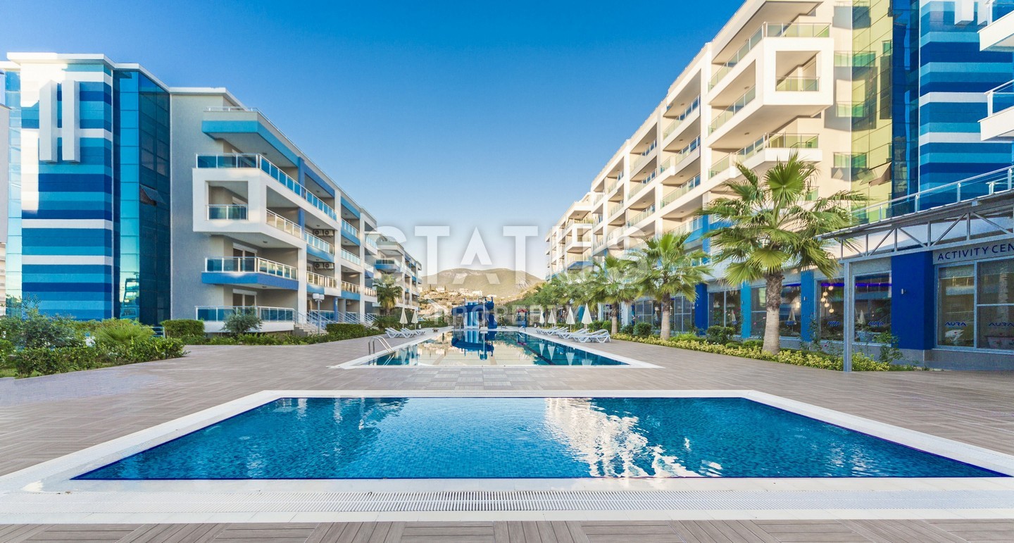 Апартаменты 2+1 в элитном комплексе с видом на море 110 м2. Кестель, Алания. фото 34