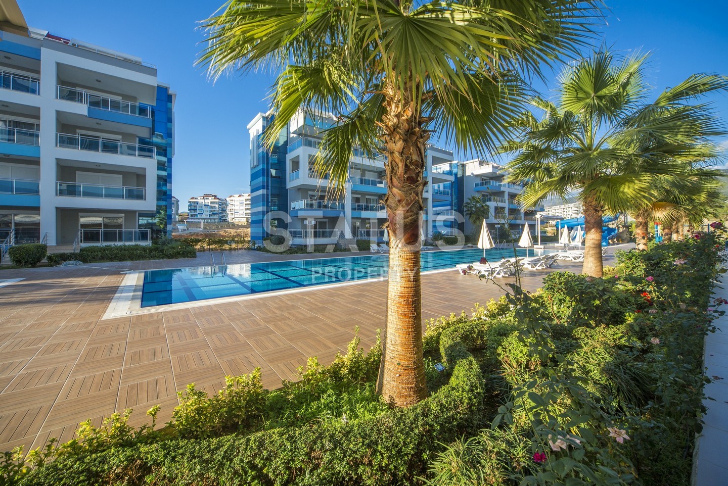 Апартаменты 2+1 в элитном комплексе с видом на море 110 м2. Кестель, Алания. фото 45