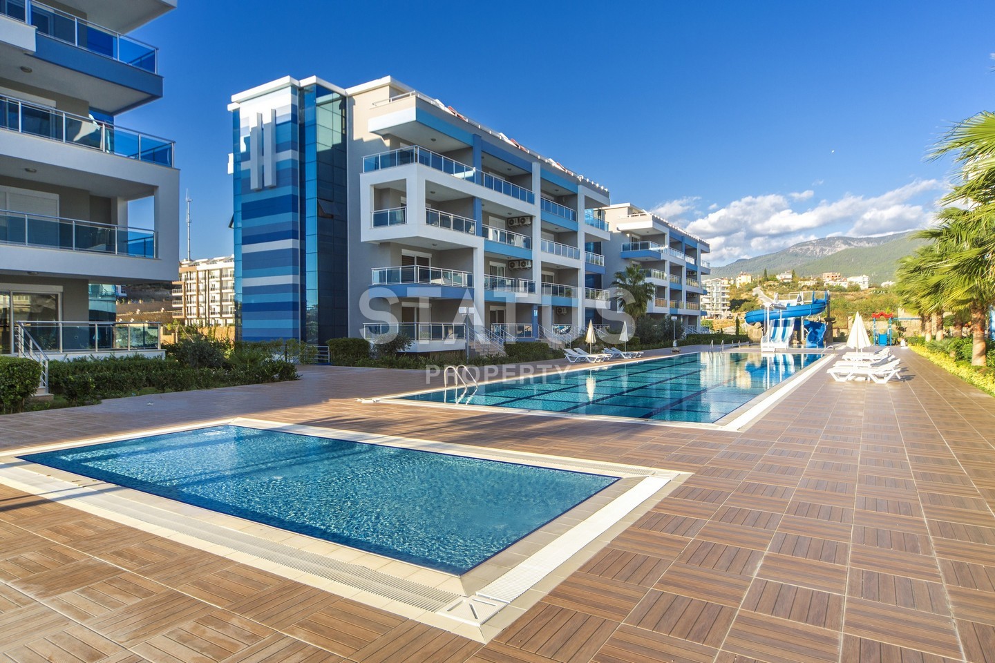 Апартаменты 2+1 в элитном комплексе с видом на море 110 м2. Кестель, Алания. фото 47