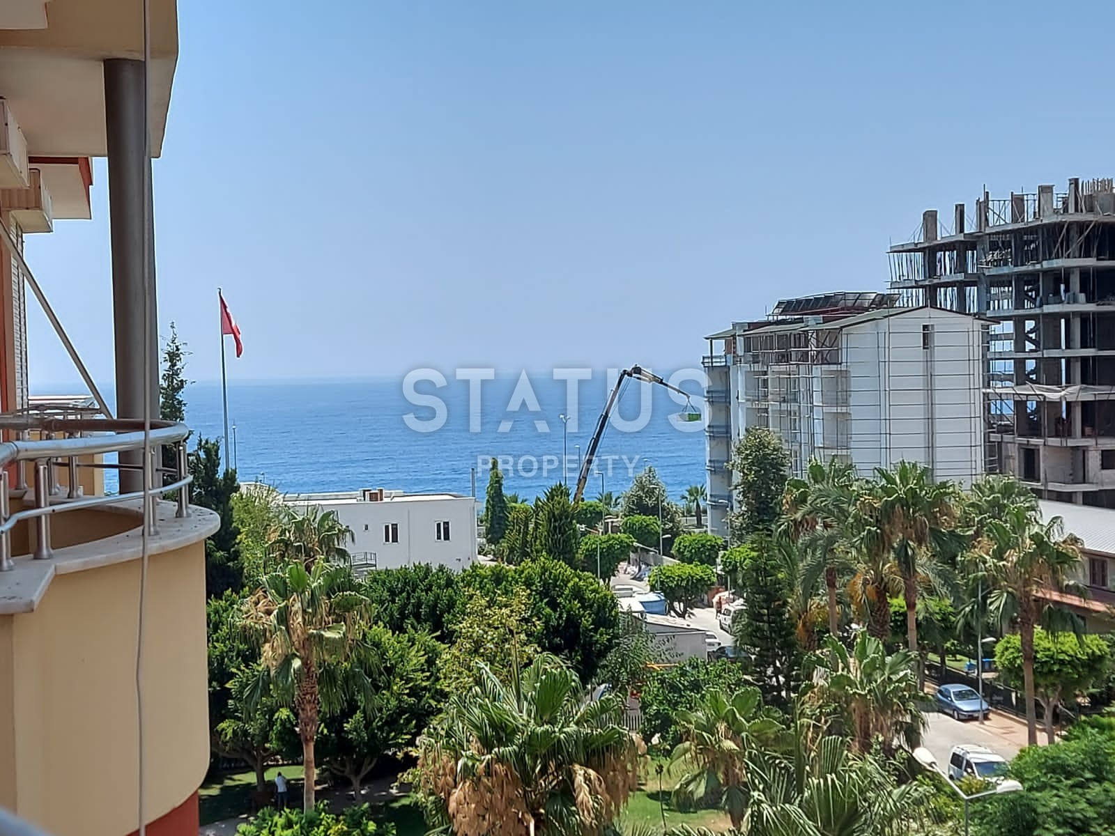 Двухкомнатная квартира с видом на море, 115 м2. Махмутлар, Алания. фото 4