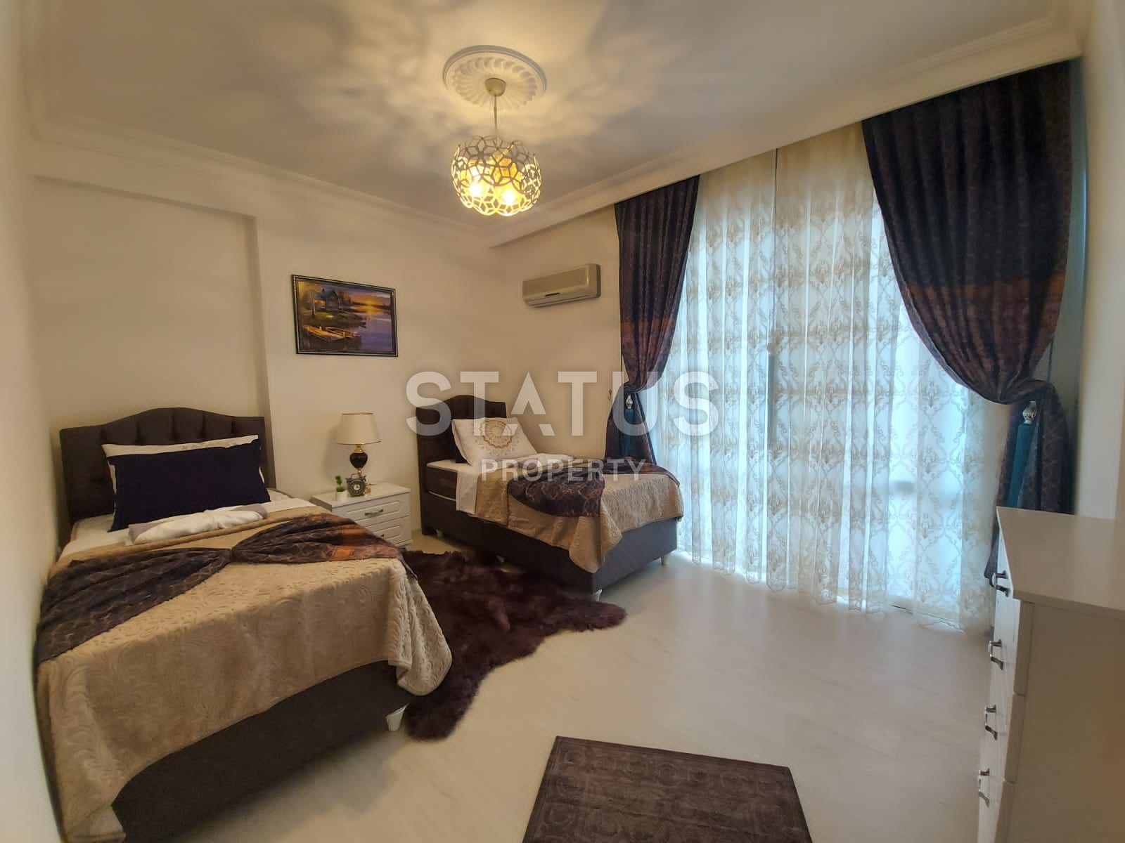 Двухкомнатная квартира с видом на море, 115 м2. Махмутлар, Алания. фото 12