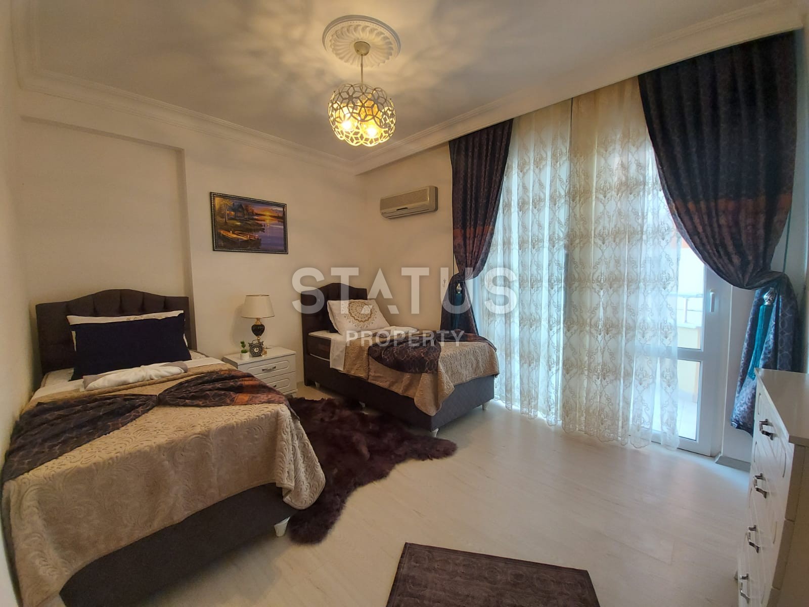 Двухкомнатная квартира с видом на море, 115 м2. Махмутлар, Алания. фото 15