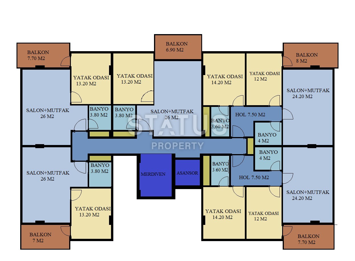 New project at the level of the excavation in Kargicak! Profitable investment! фото 10