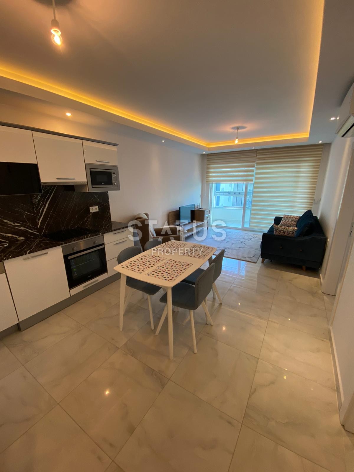 Апартаменты 1+1 в элитном комплексе, 69 м2. Махмутлар, Алания. фото 2