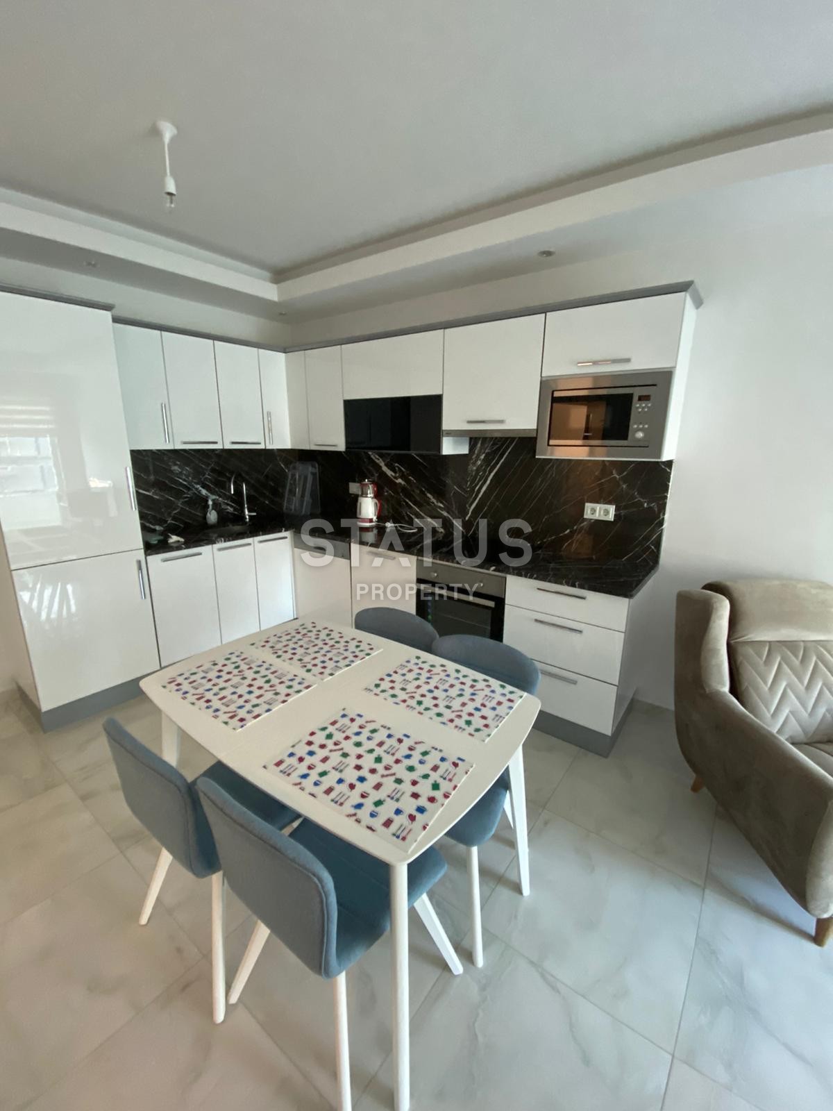 Апартаменты 1+1 в элитном комплексе, 69 м2. Махмутлар, Алания. фото 5