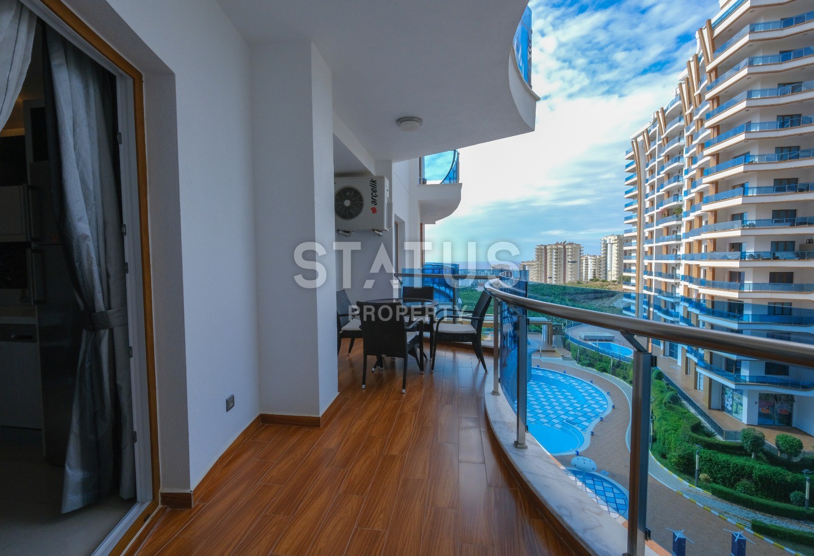 Апартаменты 1+1 в элитном комплексе, 68 м2. Махмутлар, Алания. фото 4