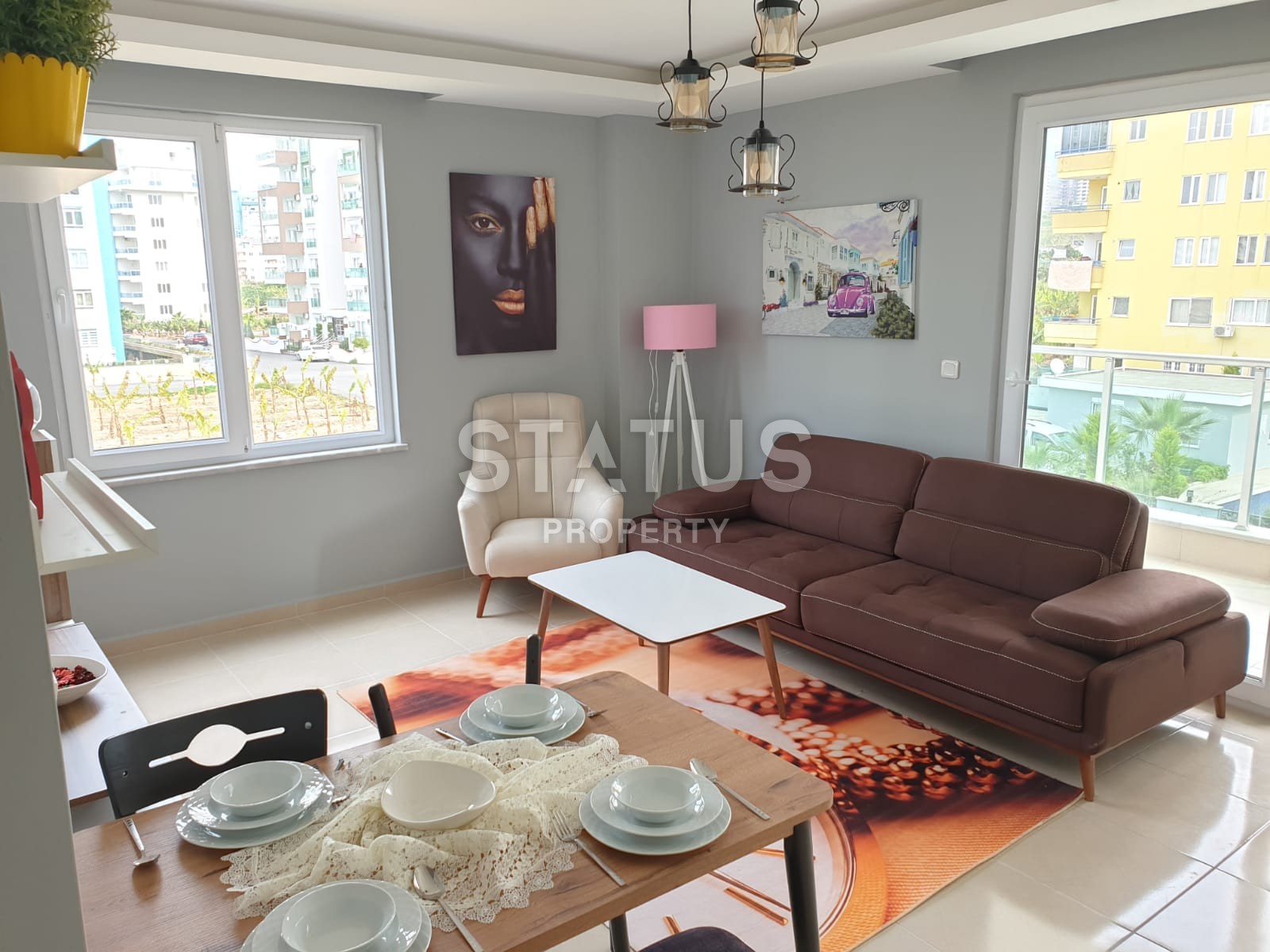 Квартира в новом доме с мебелью в Махмутларе. 70 кв.м. фото 5