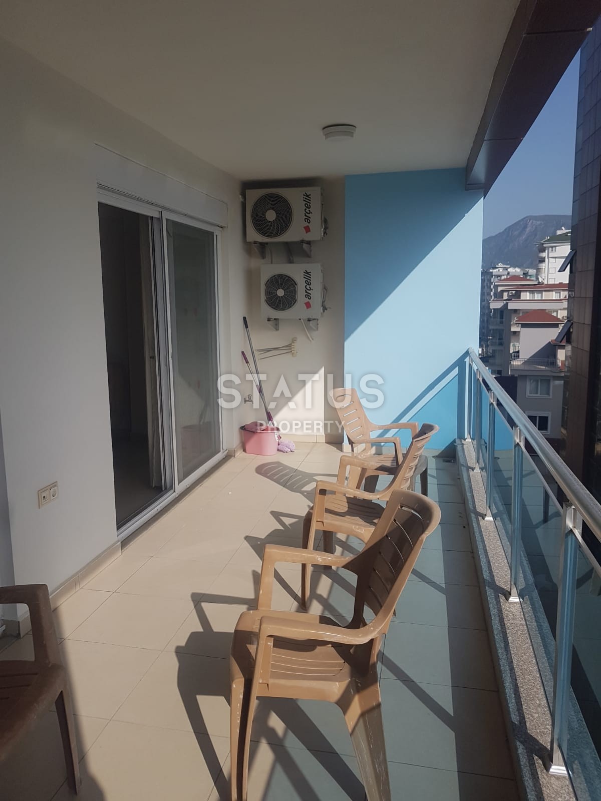 Апартаменты 1+1 с видом на море, 67 м2. Джикджилли, Алания. фото 17