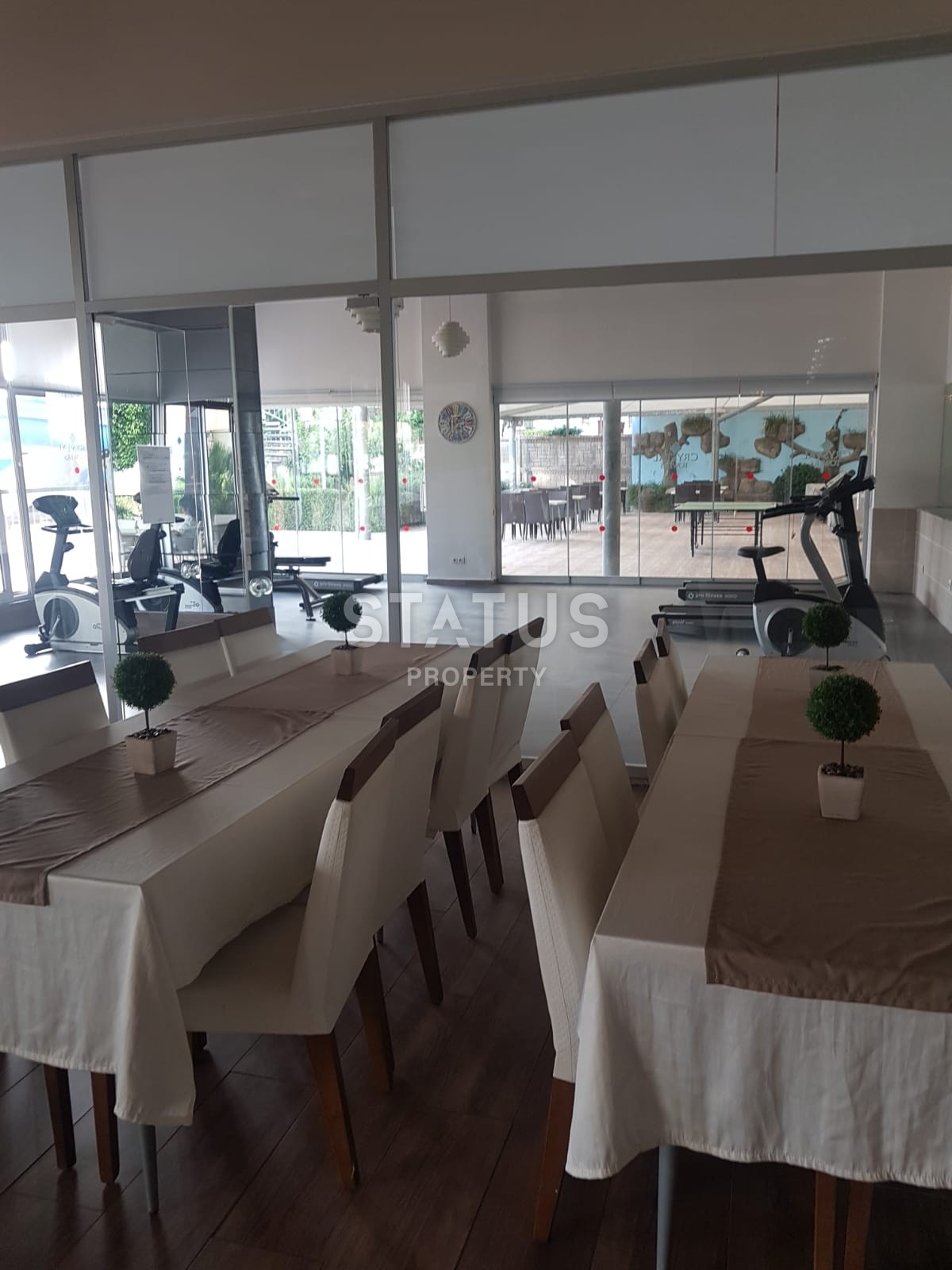 Апартаменты 1+1 с видом на море, 67 м2. Джикджилли, Алания. фото 20