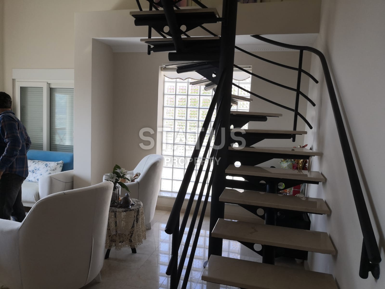 Вилла 2+1 с видом на море и крепость, 155 м2. Бекташ, Алания. фото 21