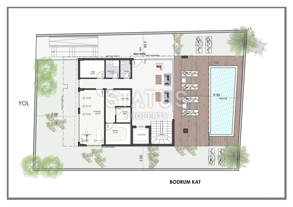 Новый жилой комплекс в центре Аланьи! Осталось всего 2 квартиры!!! 55-120 кв.м. фото 11