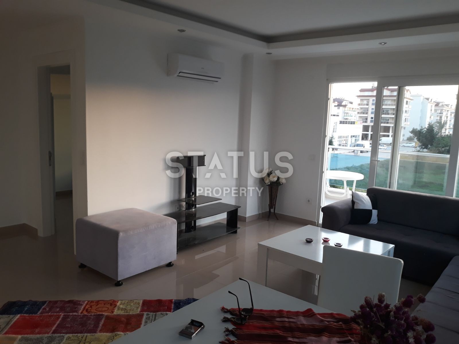 Квартира 1+1 с мебелью и техникой в 200 метрах от моря в районе Кестель. 60 кв.м. фото 8