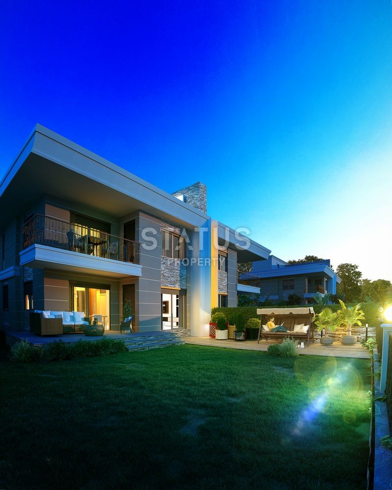 Новый комплекс вилл на этапе строительства от ведущего застройщика в Алании! фото 3