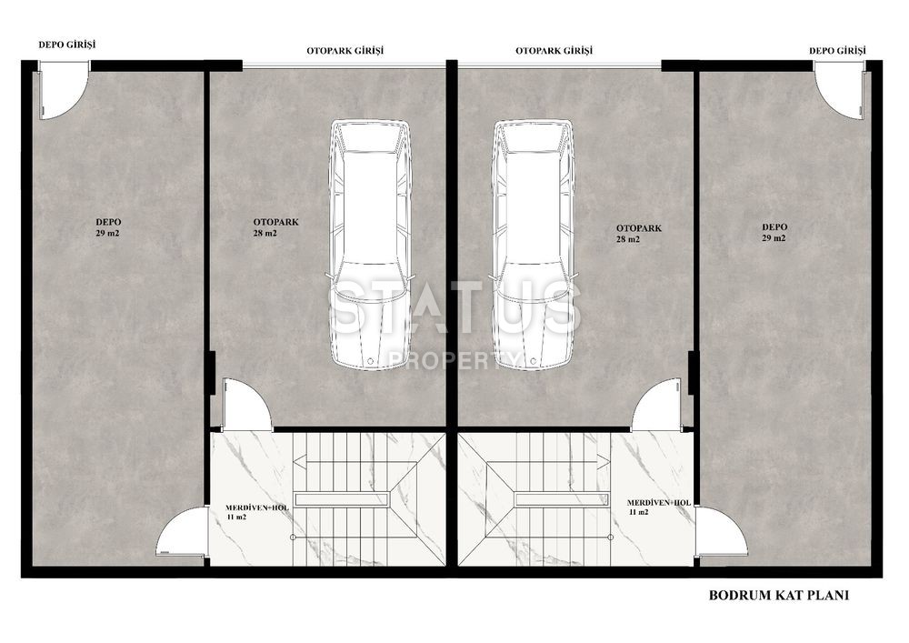 Новый комплекс вилл на этапе строительства от ведущего застройщика в Алании! фото 13